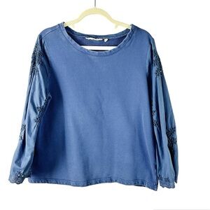 Soft Surroundings blue sweater size L